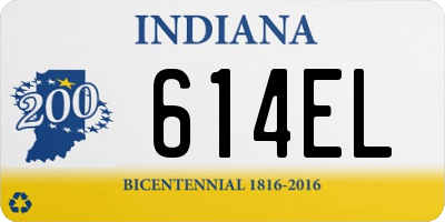 IN license plate 614EL