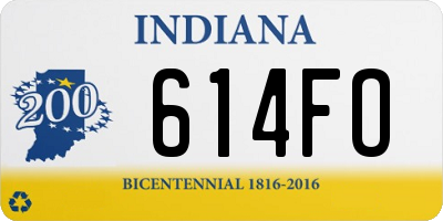 IN license plate 614FO