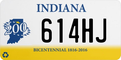 IN license plate 614HJ