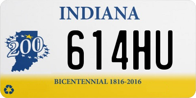 IN license plate 614HU