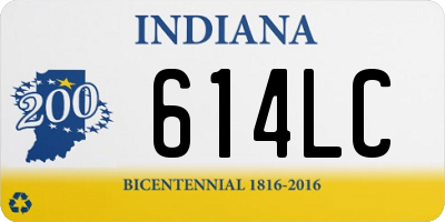 IN license plate 614LC