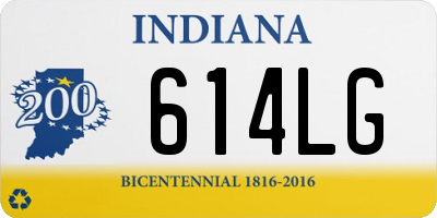 IN license plate 614LG