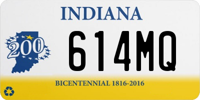 IN license plate 614MQ