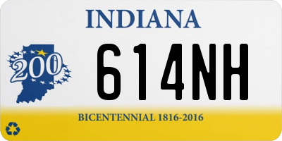 IN license plate 614NH