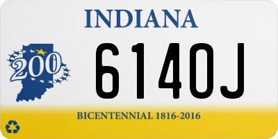 IN license plate 614OJ