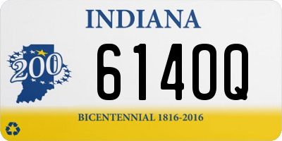 IN license plate 614OQ