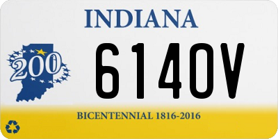 IN license plate 614OV