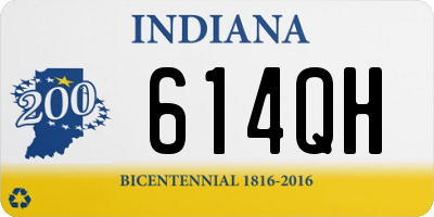 IN license plate 614QH