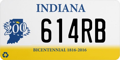 IN license plate 614RB