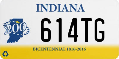 IN license plate 614TG
