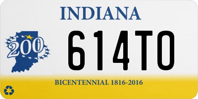 IN license plate 614TO