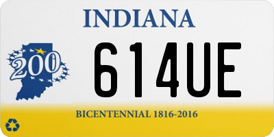 IN license plate 614UE