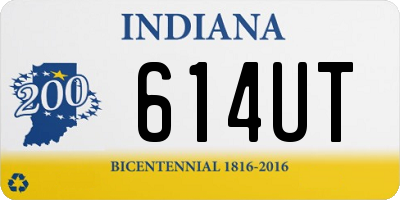 IN license plate 614UT