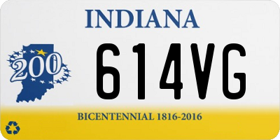 IN license plate 614VG