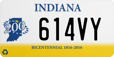 IN license plate 614VY