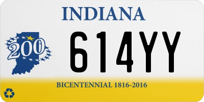 IN license plate 614YY