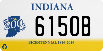 IN license plate 615OB