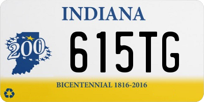 IN license plate 615TG