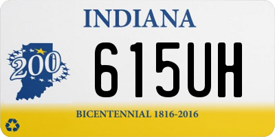 IN license plate 615UH