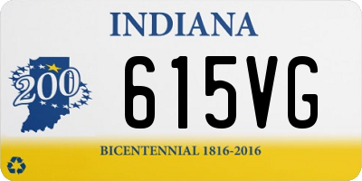 IN license plate 615VG