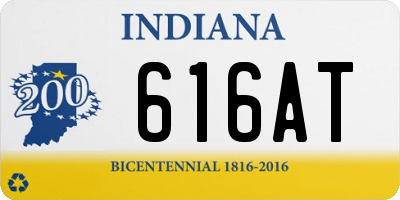 IN license plate 616AT