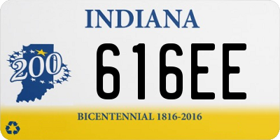 IN license plate 616EE