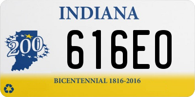 IN license plate 616EO