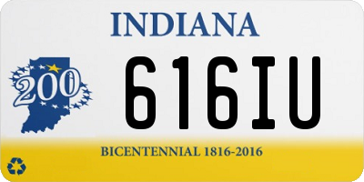 IN license plate 616IU