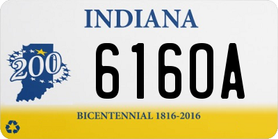 IN license plate 616OA