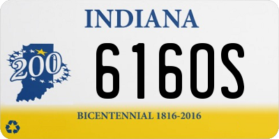 IN license plate 616OS