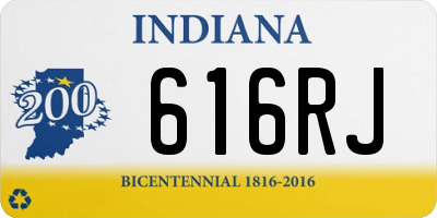 IN license plate 616RJ