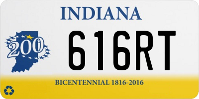 IN license plate 616RT