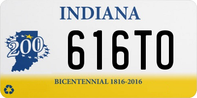 IN license plate 616TO