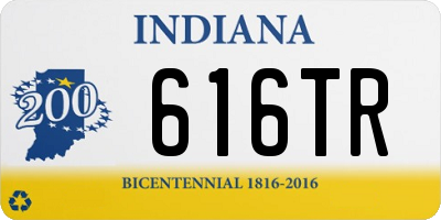 IN license plate 616TR