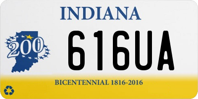 IN license plate 616UA