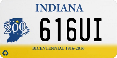 IN license plate 616UI
