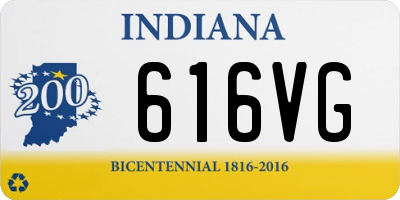 IN license plate 616VG