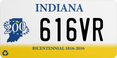 IN license plate 616VR