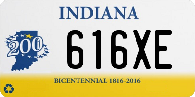 IN license plate 616XE