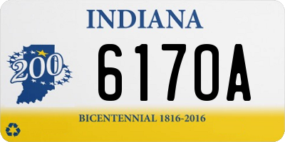 IN license plate 617OA