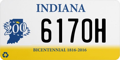 IN license plate 617OH