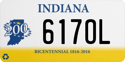 IN license plate 617OL