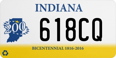 IN license plate 618CQ