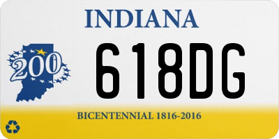 IN license plate 618DG