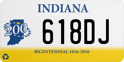 IN license plate 618DJ