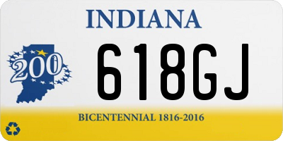 IN license plate 618GJ