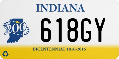 IN license plate 618GY