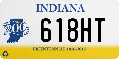 IN license plate 618HT