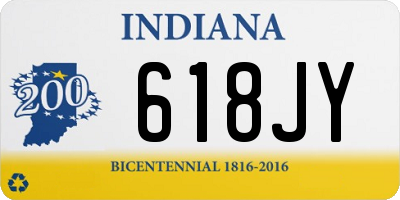 IN license plate 618JY
