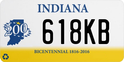 IN license plate 618KB